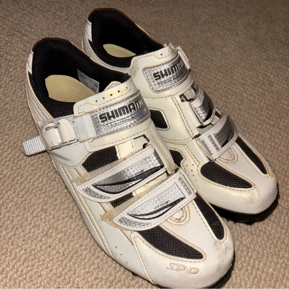 Shimano WM 62 Women’s 41 Specialized SPD White Cyclist Shoes
